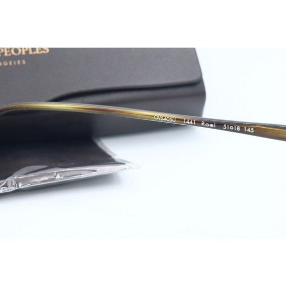 Oliver Peoples Roel OV5405U Black / Moss Tortoise Eyeglasses Clear Lenses - Picture 4 of 5